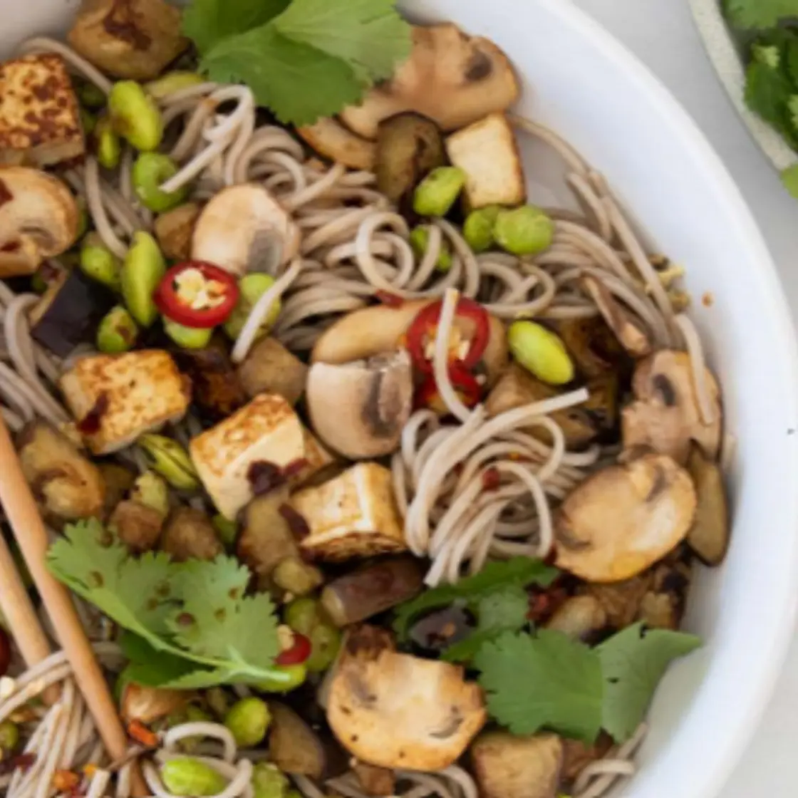 EGGPLANT AND TOFU STIR FRY
