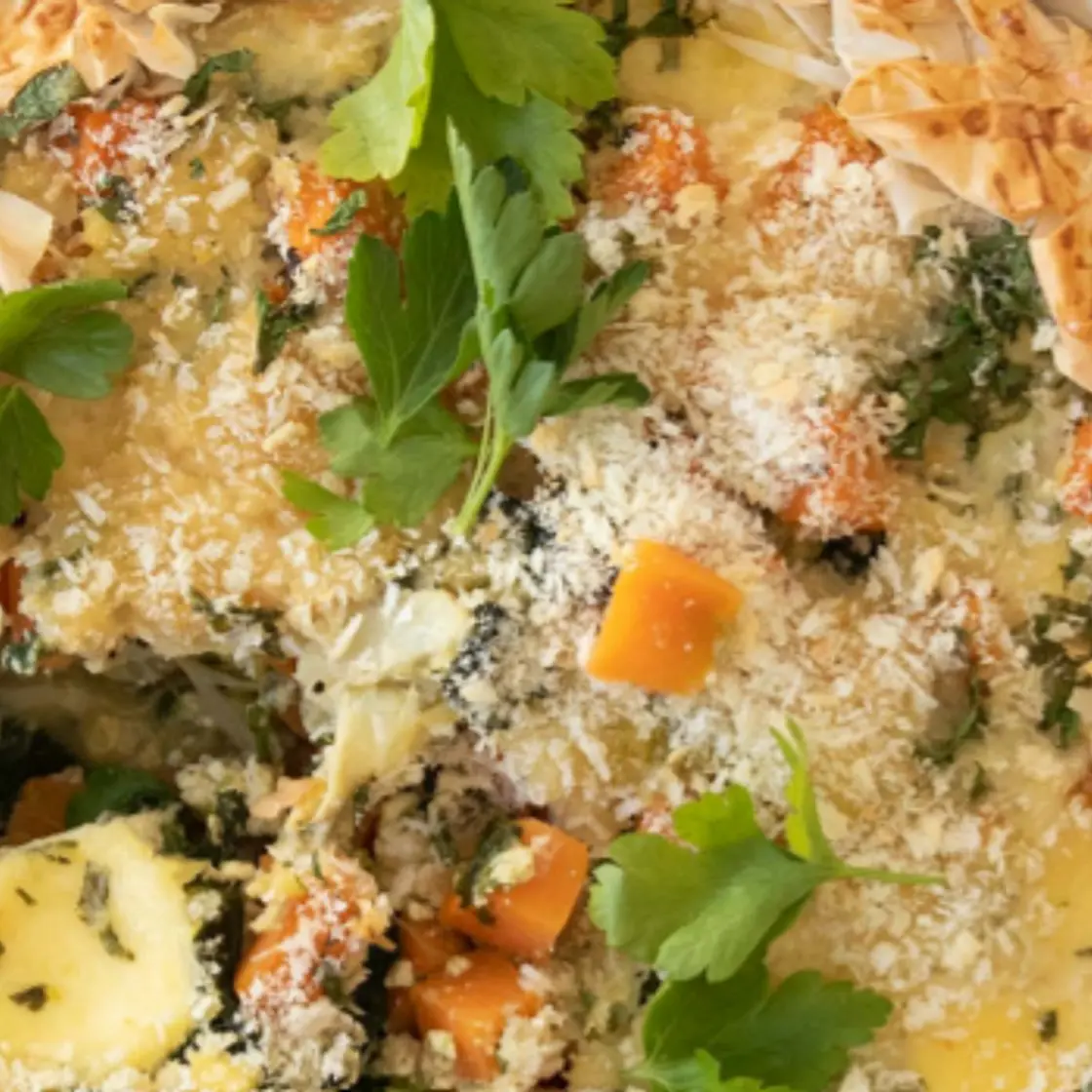 SPINACH AND ARTICHOKE TART