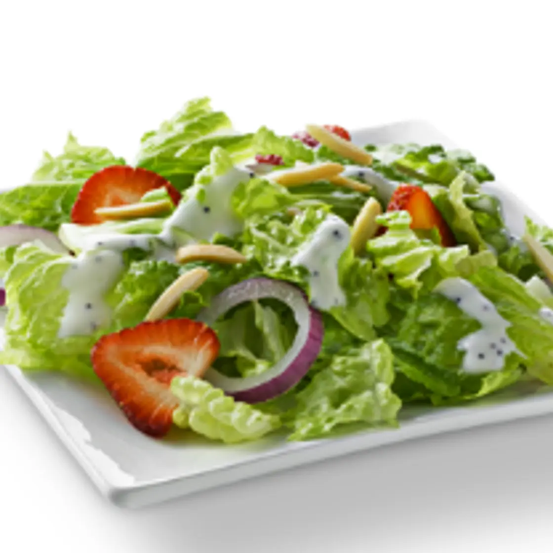 Salade de romaine et de fraises