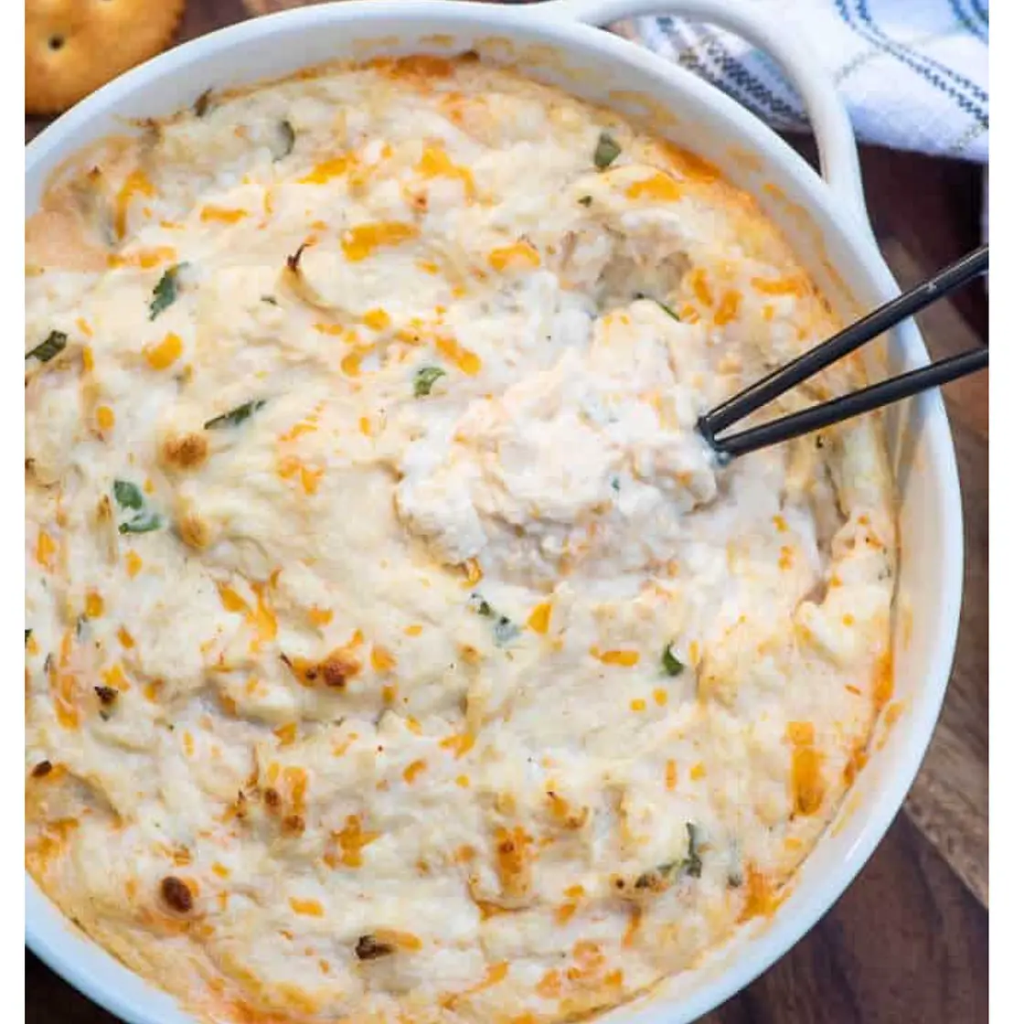 Cheesy Hot Crab Dip