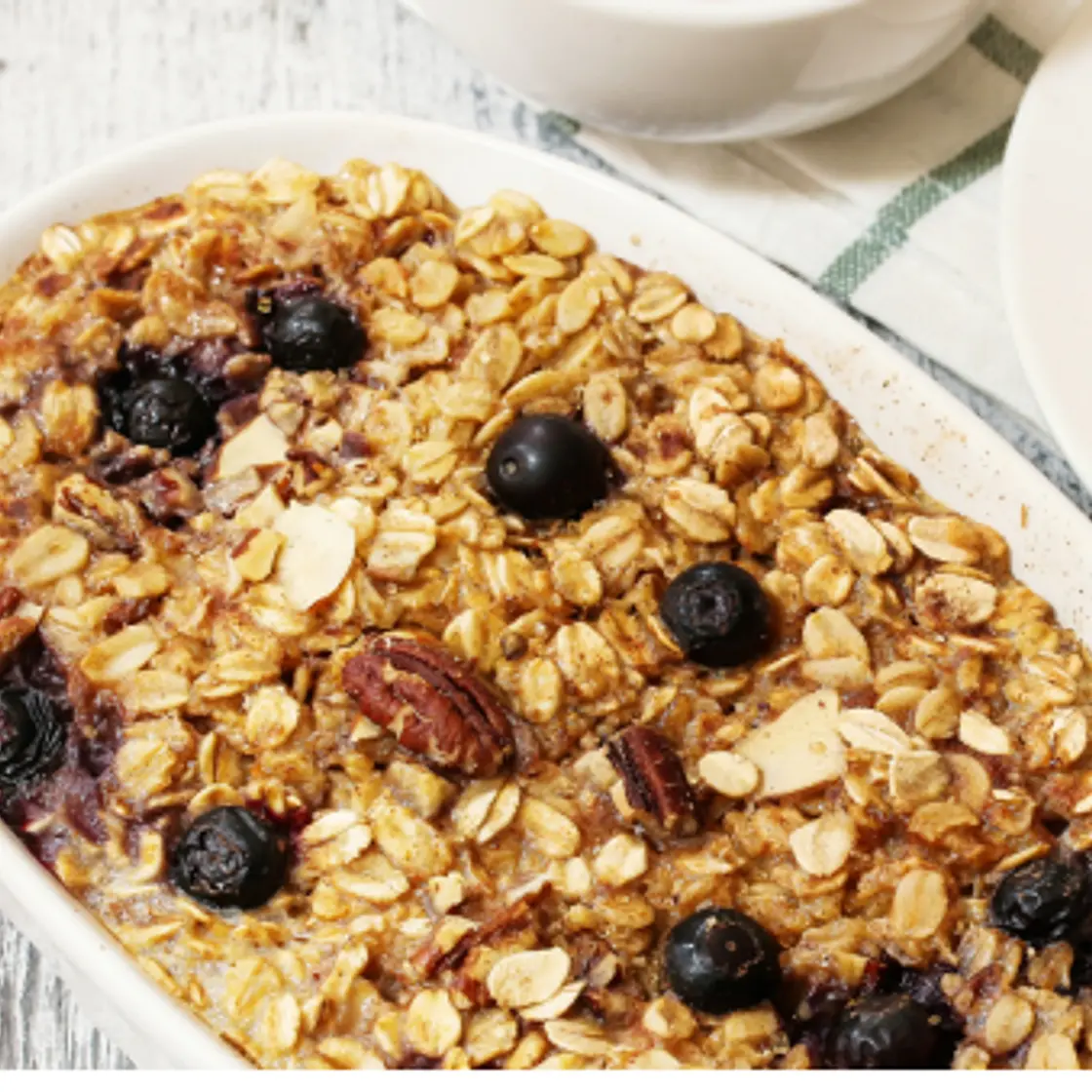 Blueberry Baked Oats