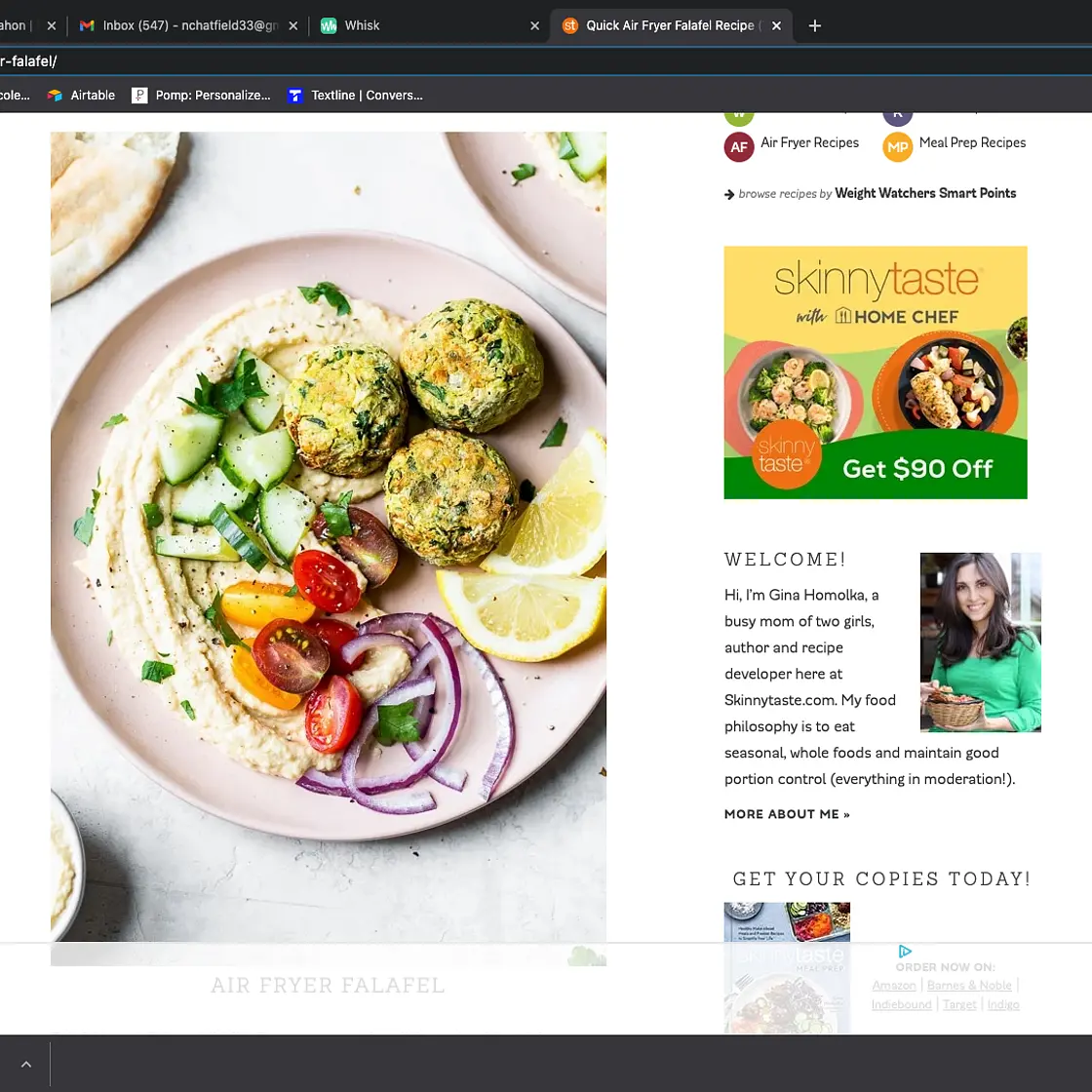Air Fryer Falafel