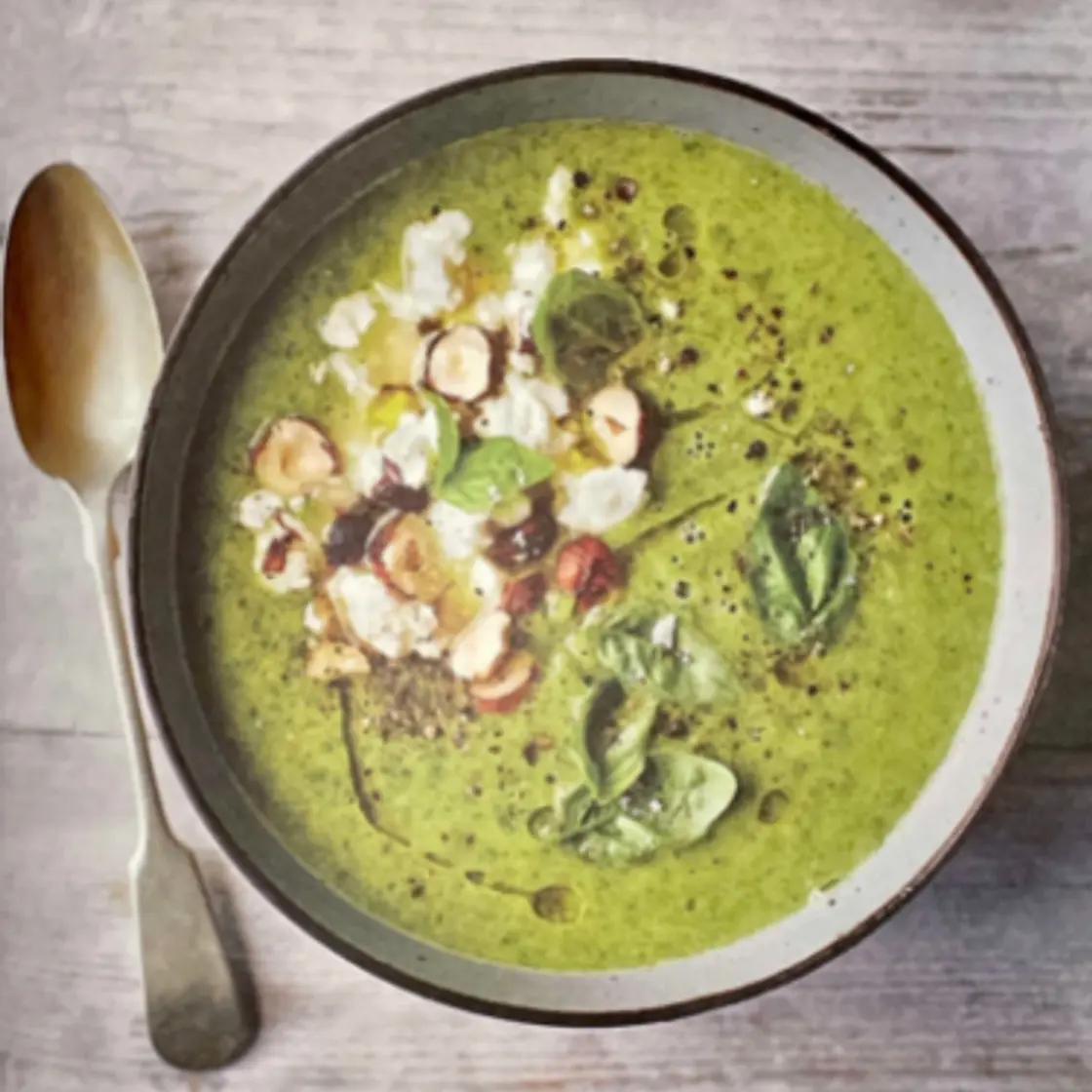 Haricot Bean, Leek and Olive Soup