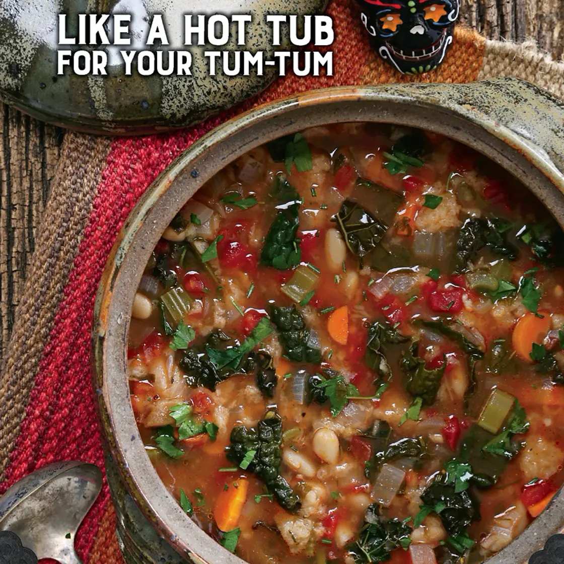 Ribolata soup with bread