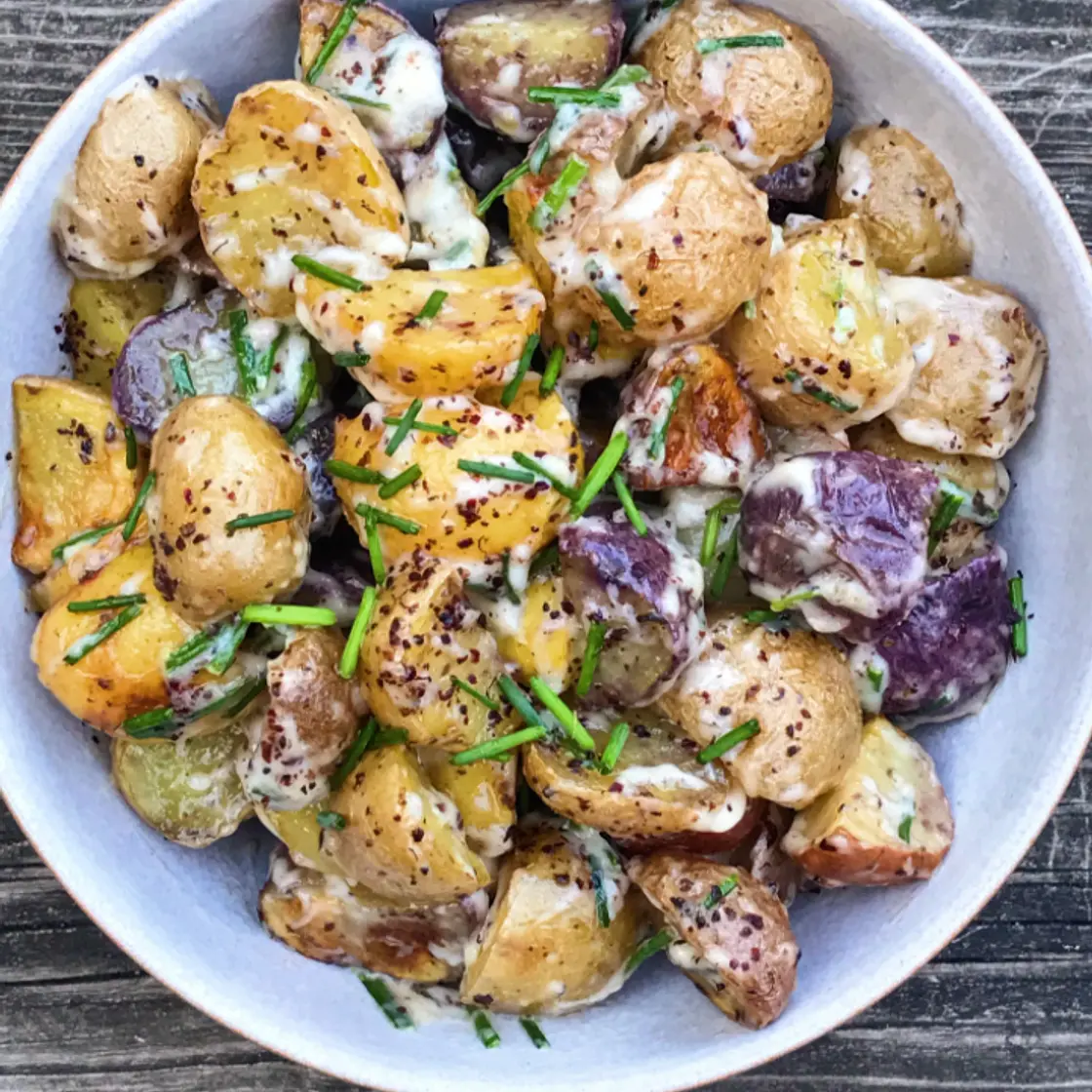 Roasted potato salad