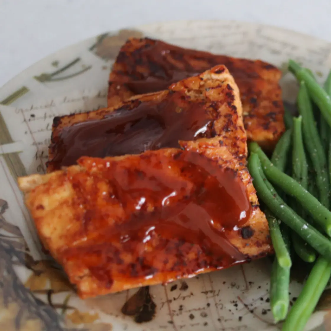Easy BBQ tofu stakes