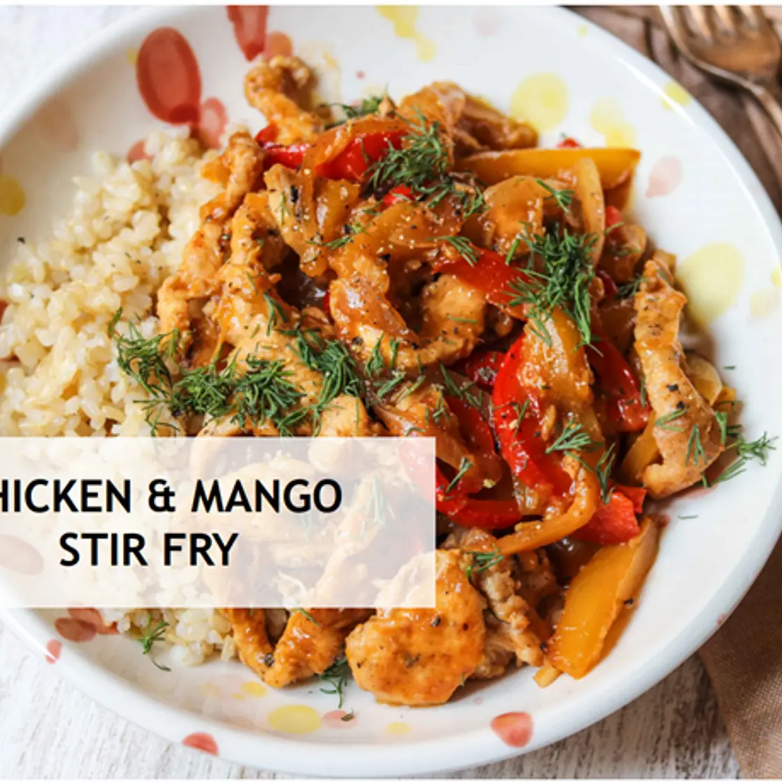 CHICKEN & MANGO STIR FRY