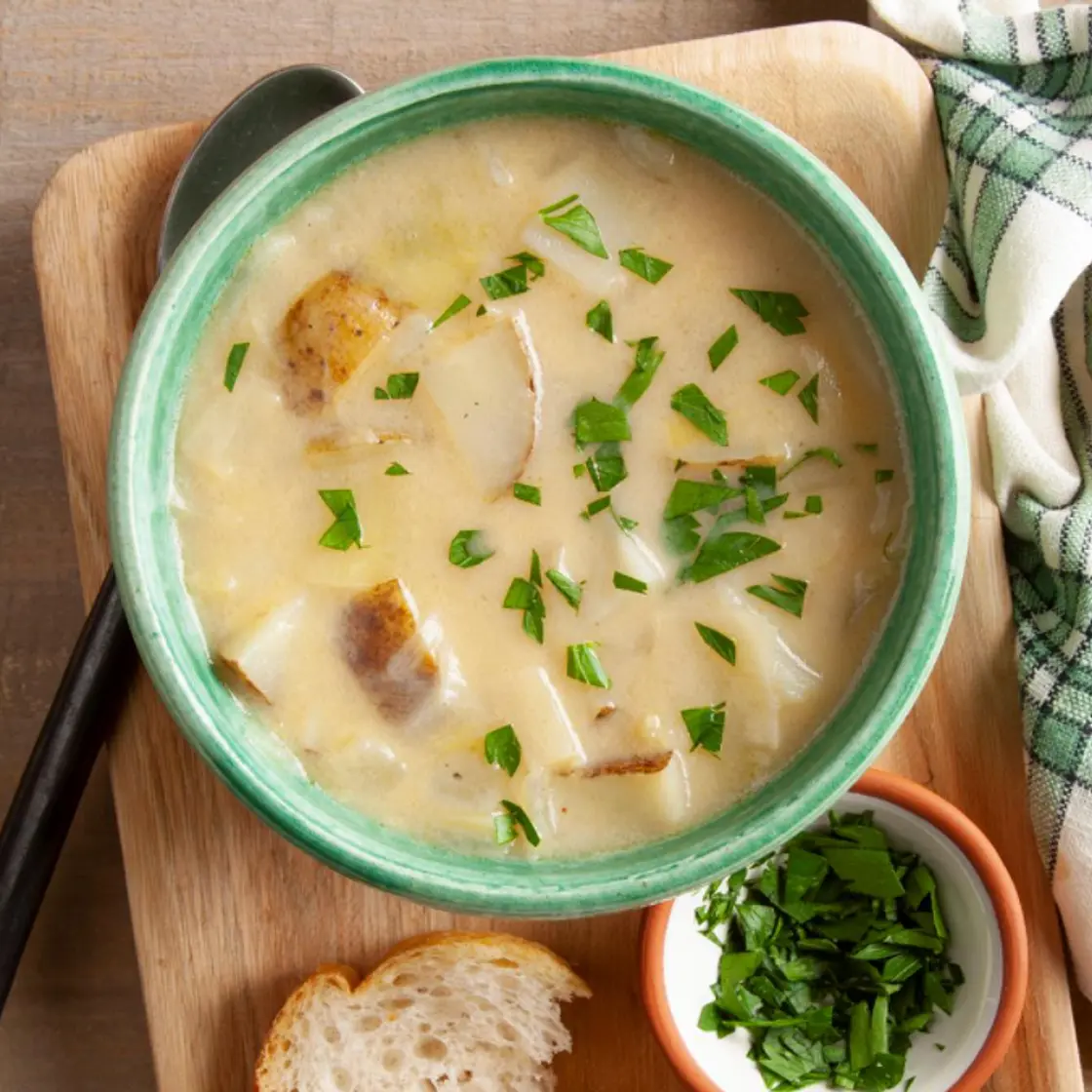 Potato leek soup