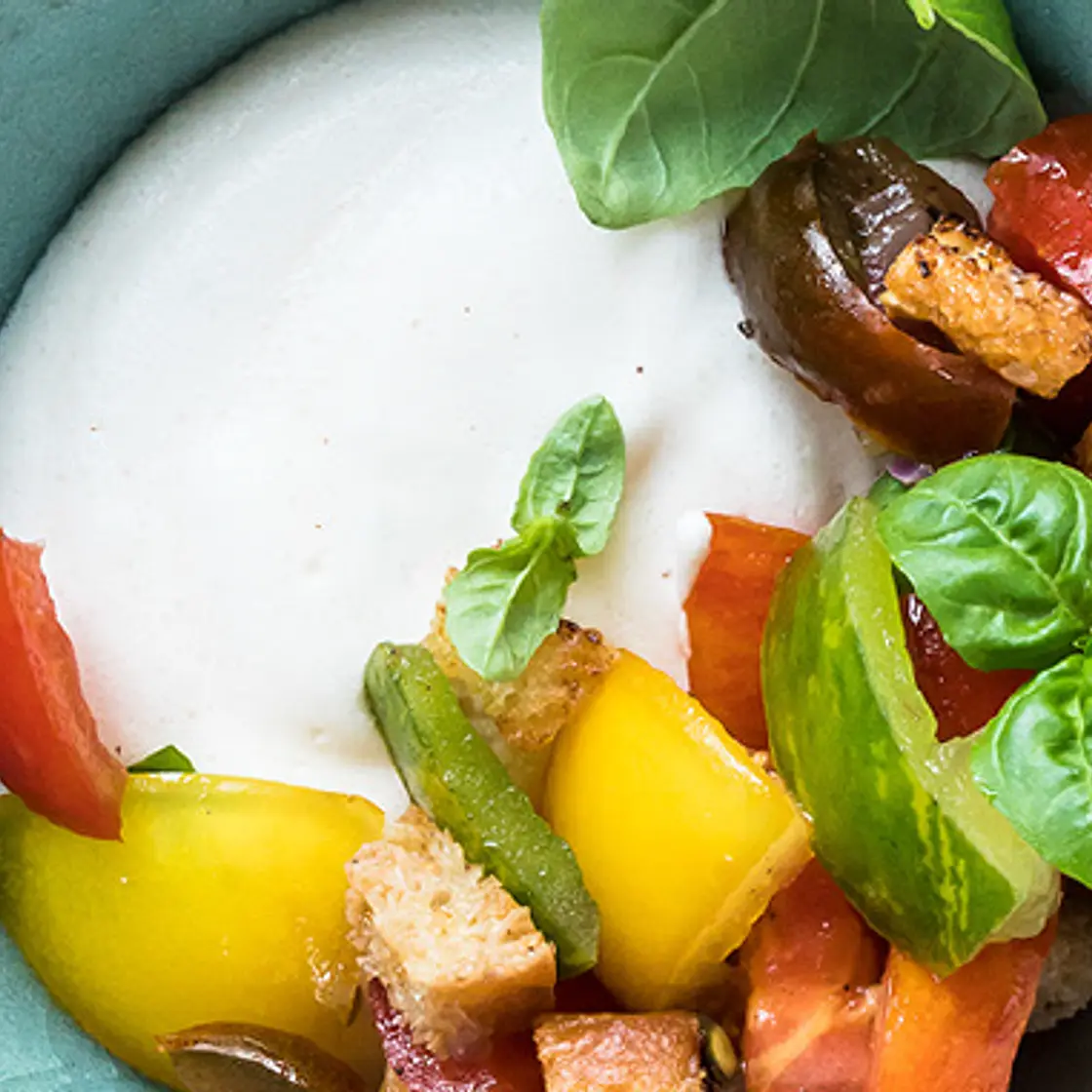 Salat: Tomaten Brot