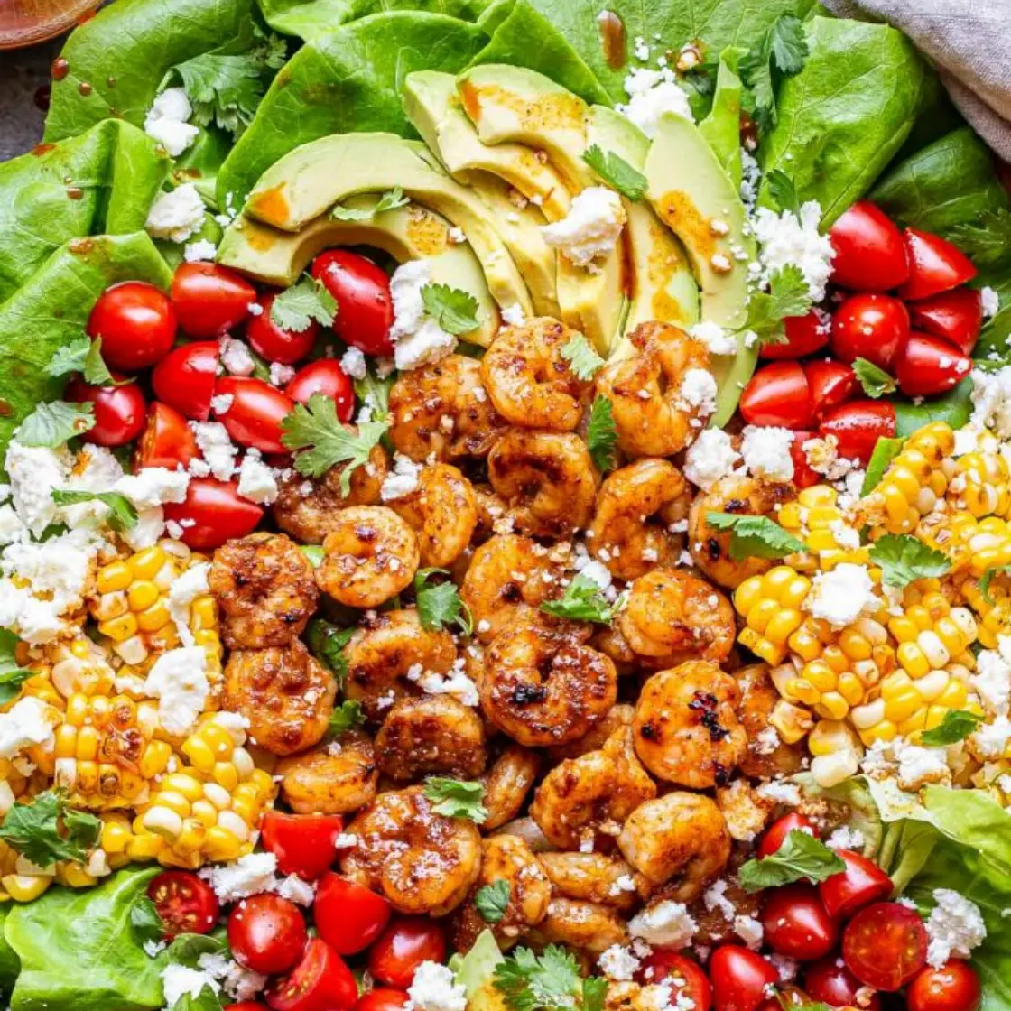 Honey Lime Shrimp Salad