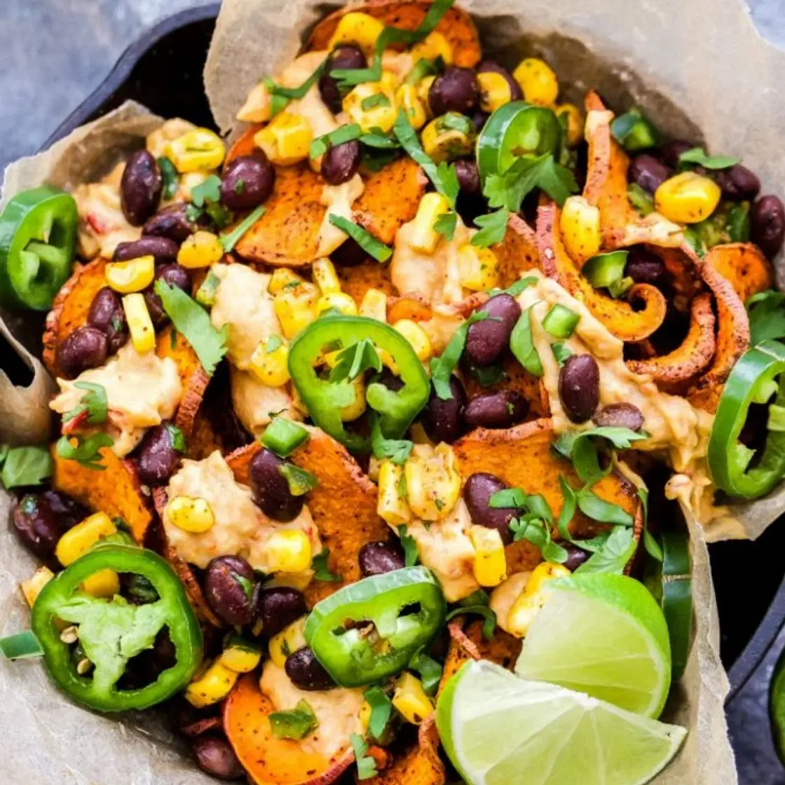 Southwest Sweet Potato Nachos