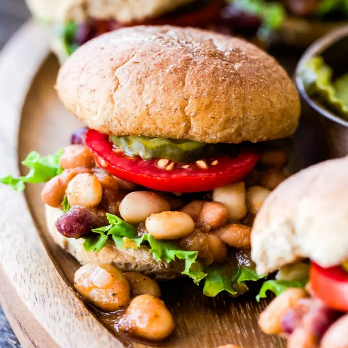 Vegan Three Bean Sliders