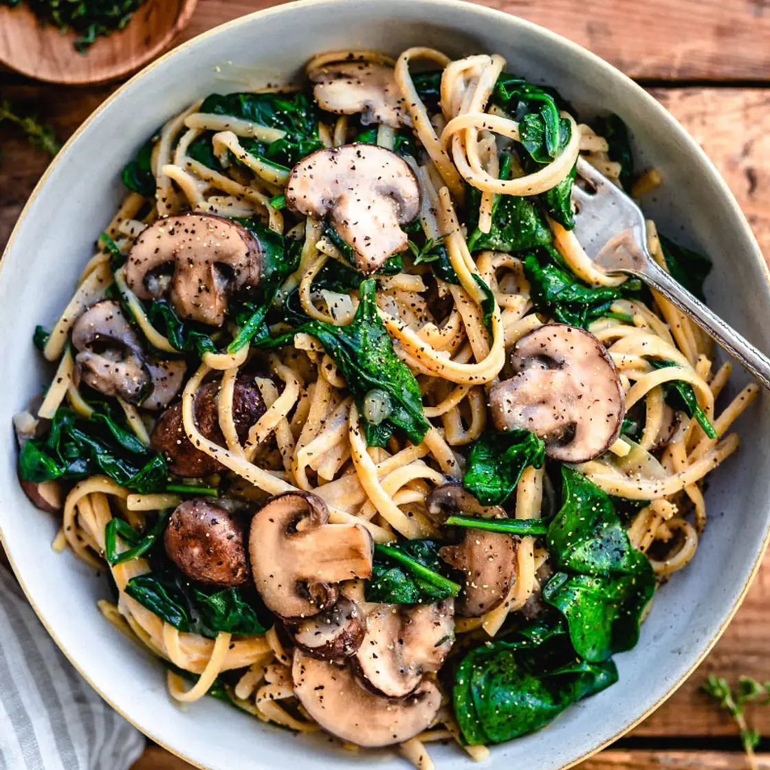 Creamy Vegan Mushroom Pasta