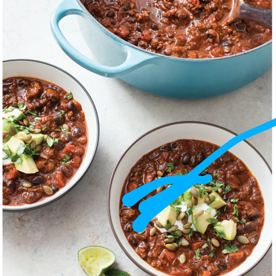 ATK Pumpkin Turkey Chili