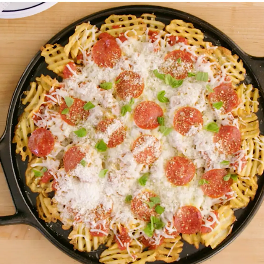 Pepperoni Pizza Fries