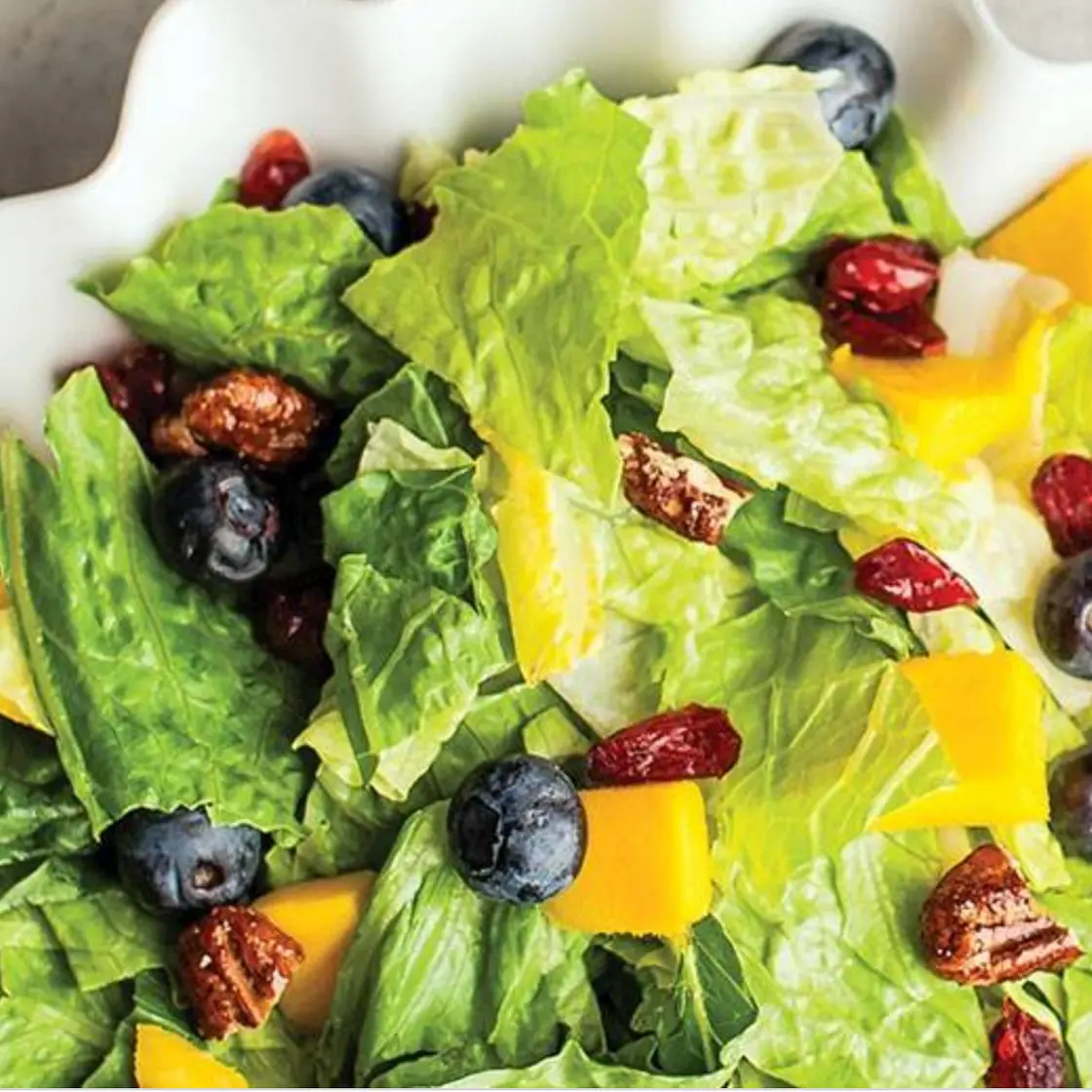 Mango Blueberry Pecan Salad