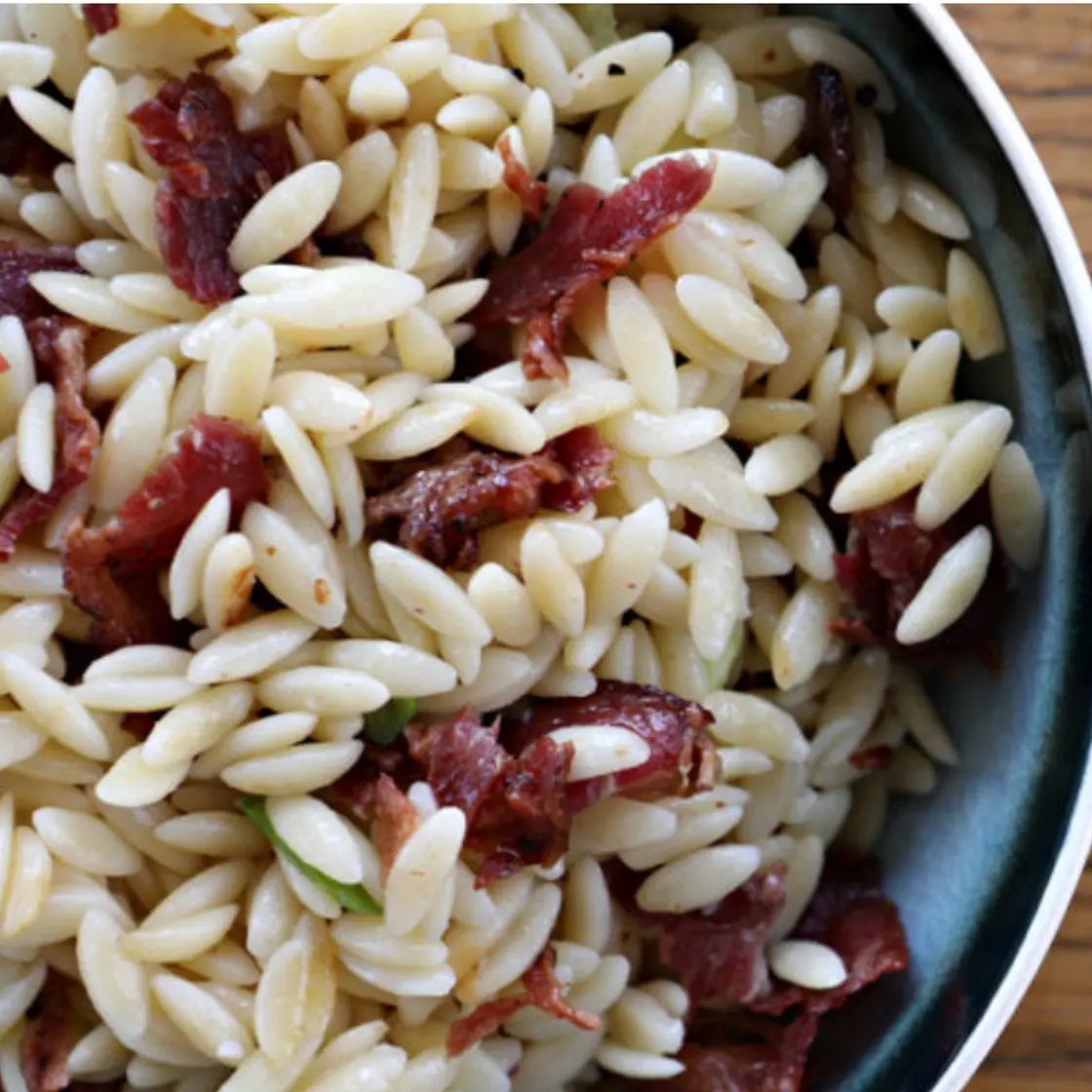 Pastrami Orzo