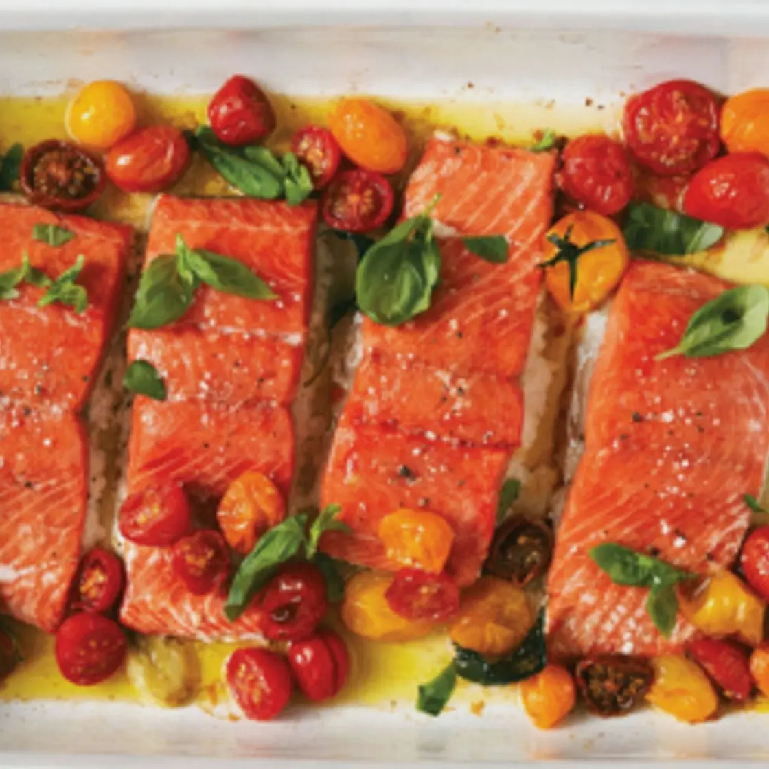 Salmon and Tomatoes