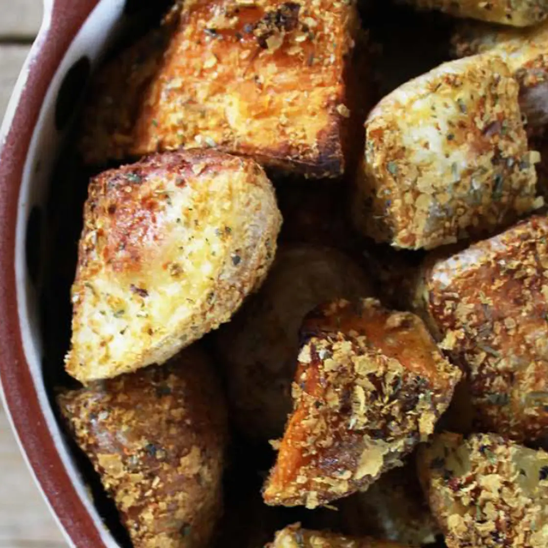 cheesy garlic potatoes