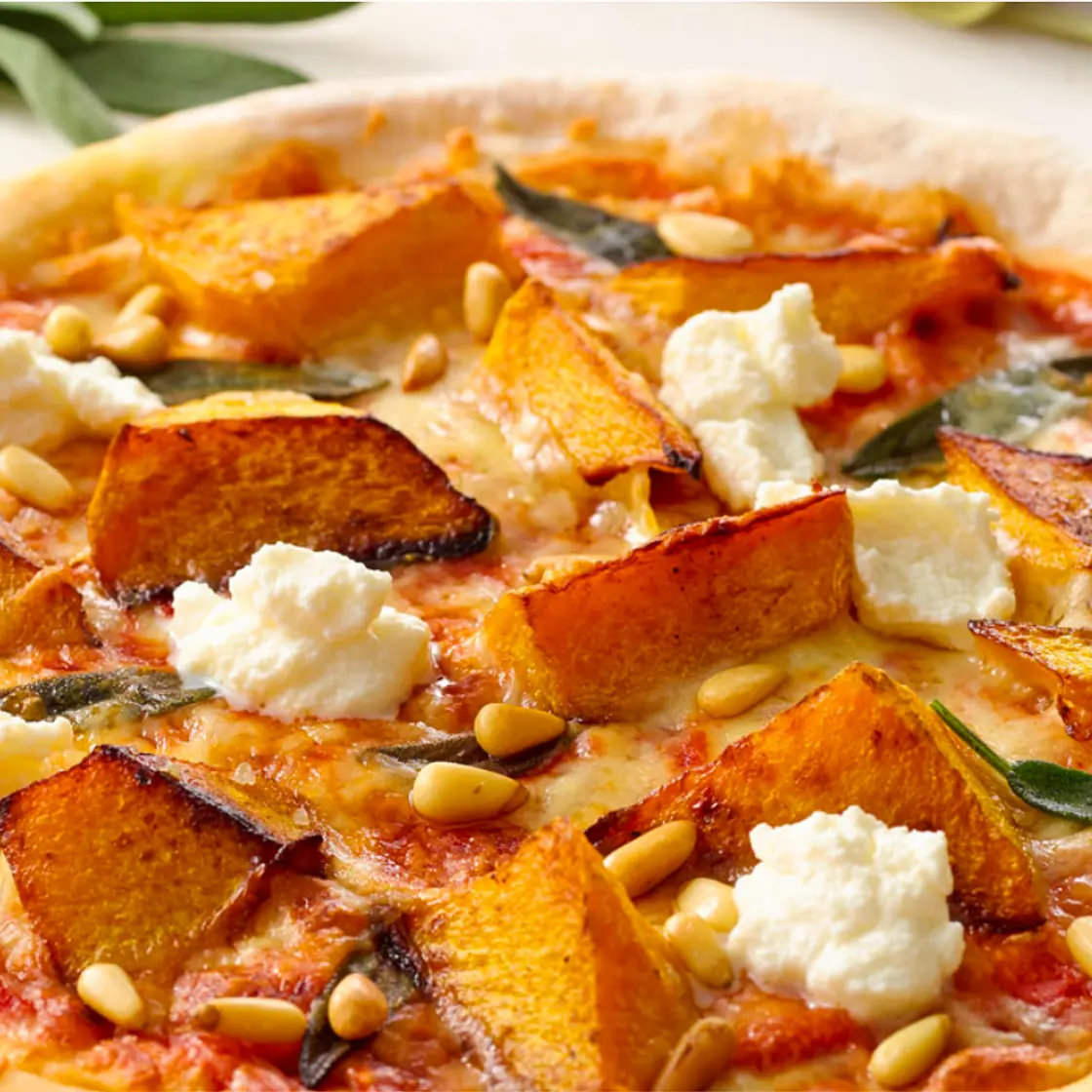 Pumpkin, Pine Nut & Ricotta Pizza