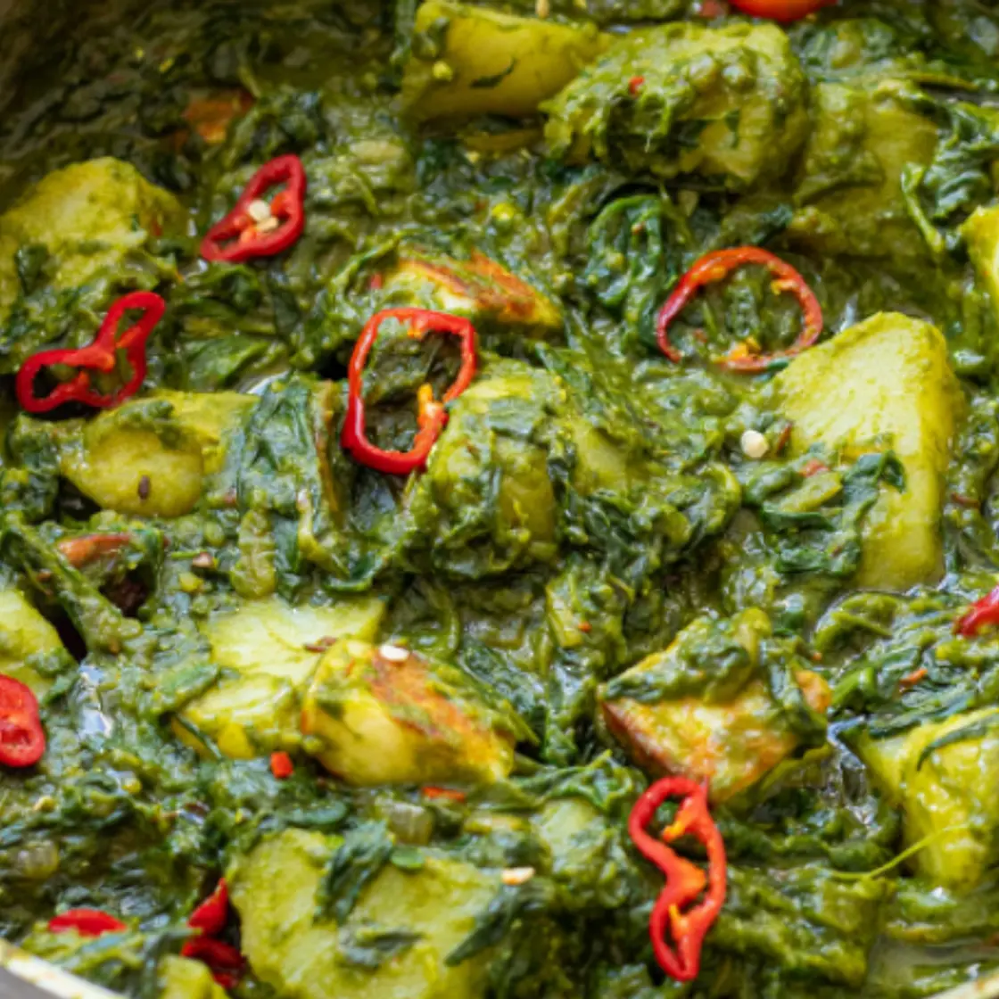 Halloumi Saag Aloo