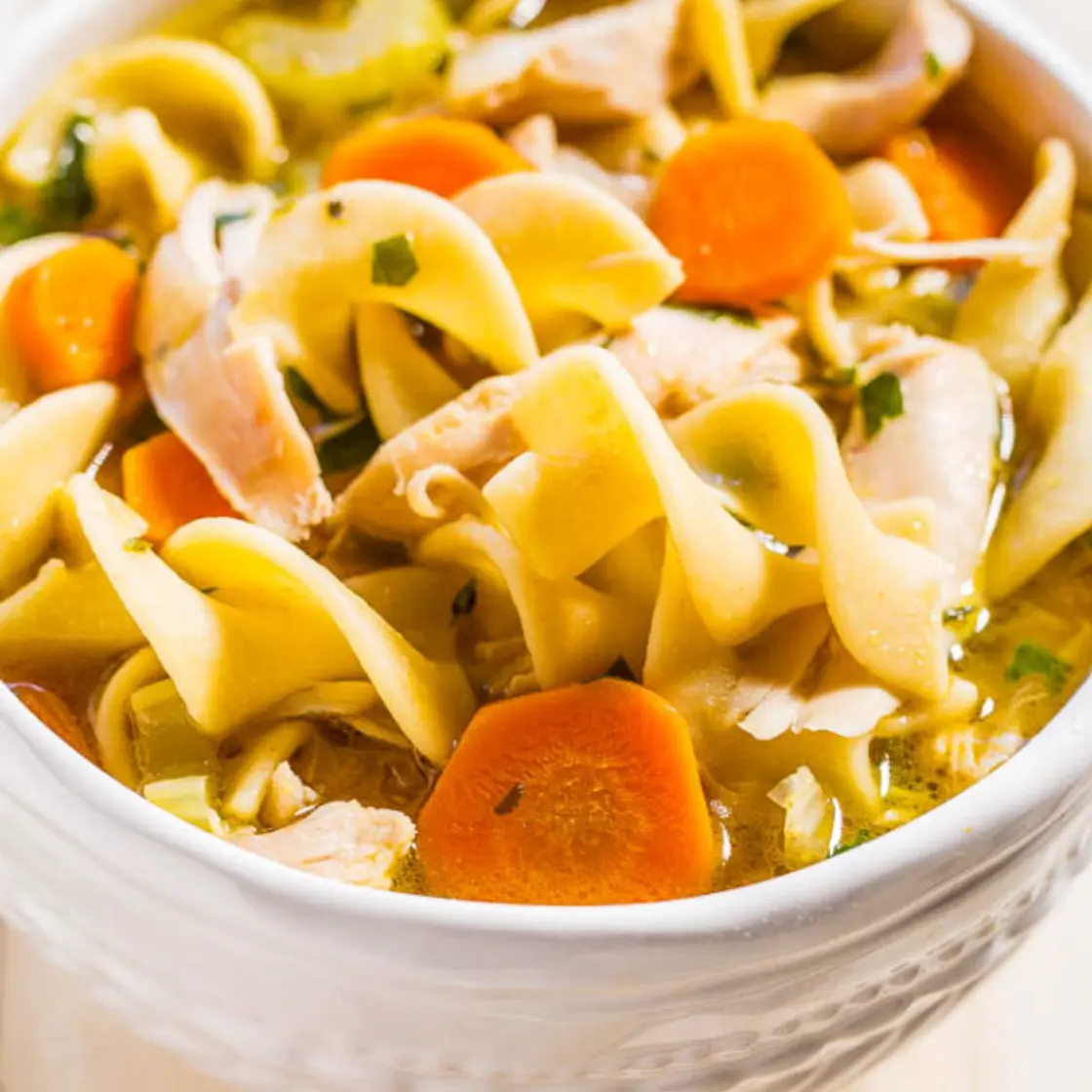 Instand Pot Chicken Noodle Soup