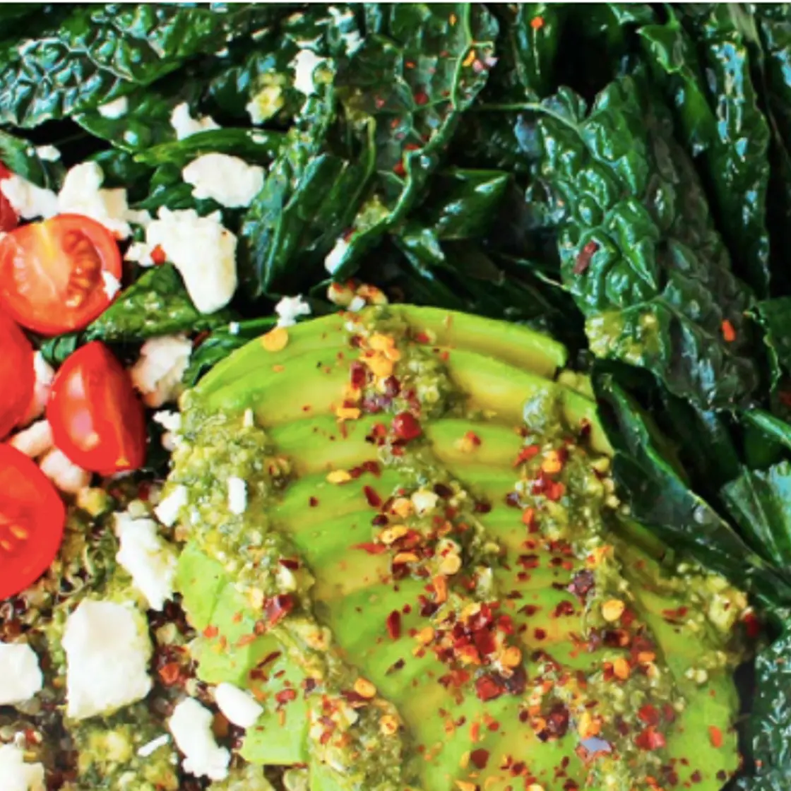 Quinoa, Kale & Pesto Bowl