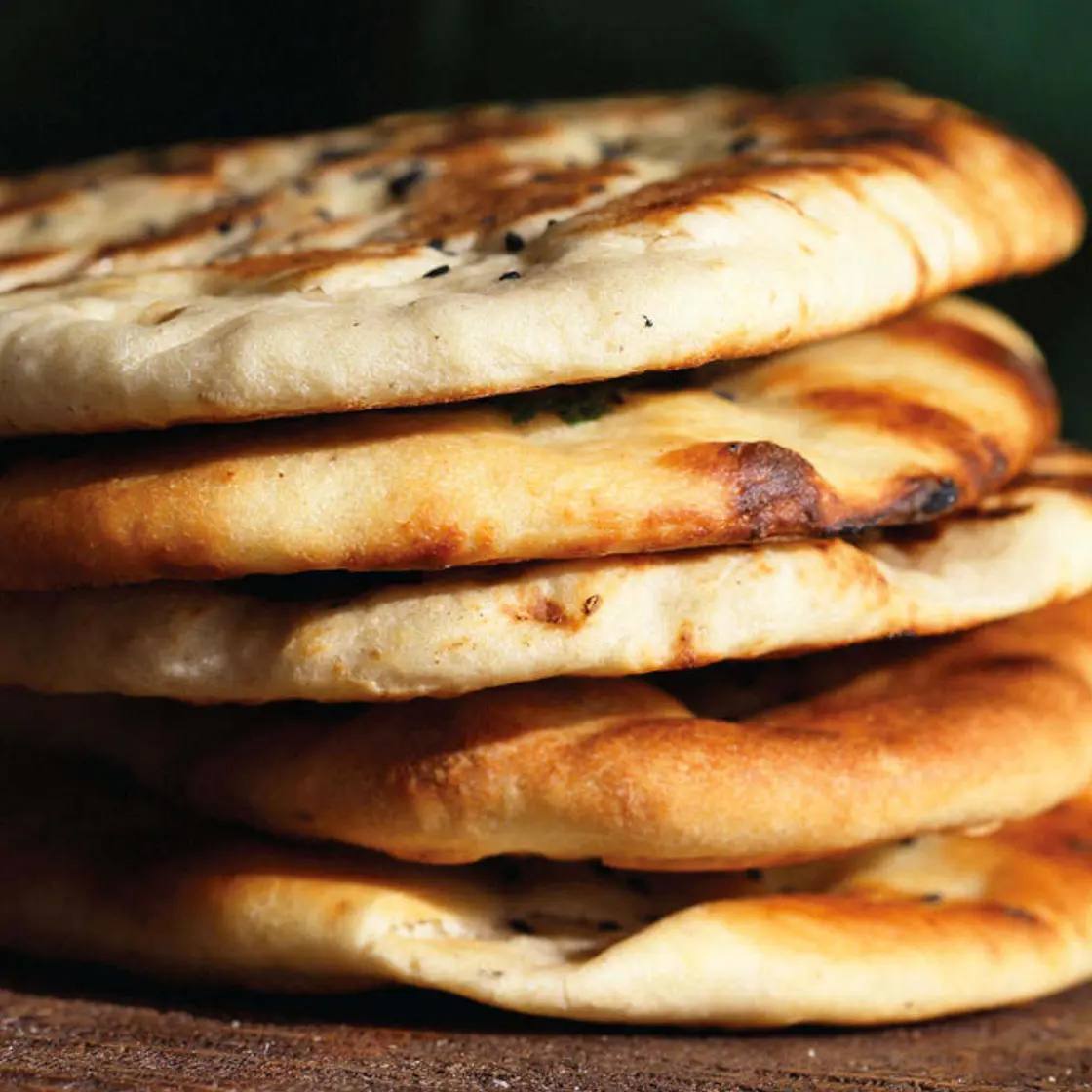 Puffy Restaurant-Style Naan