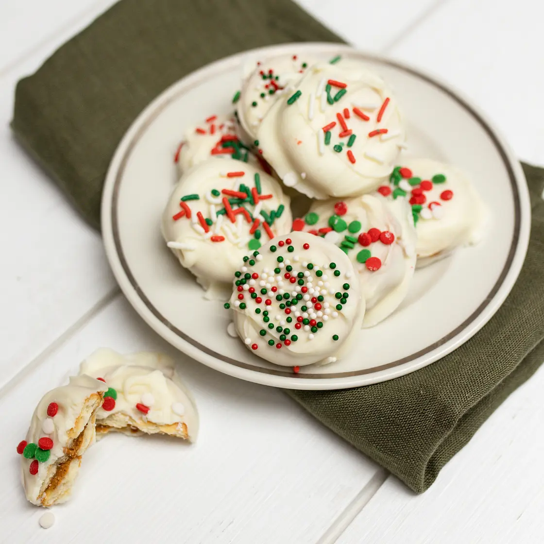 White Chocolate Peanut Butter Bites