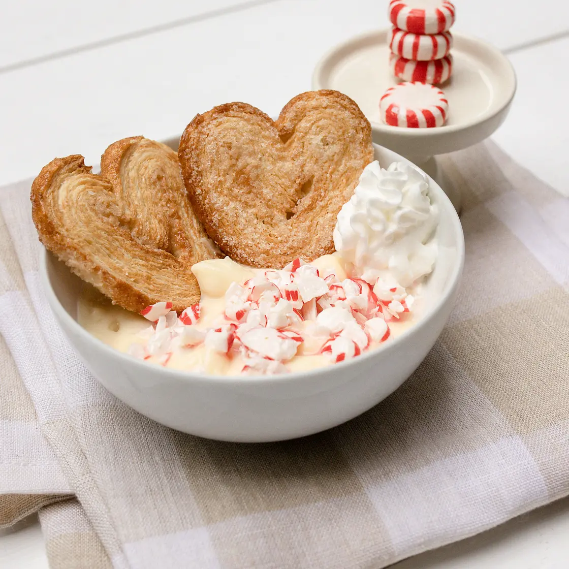 Peppermint Pudding Palmiers
