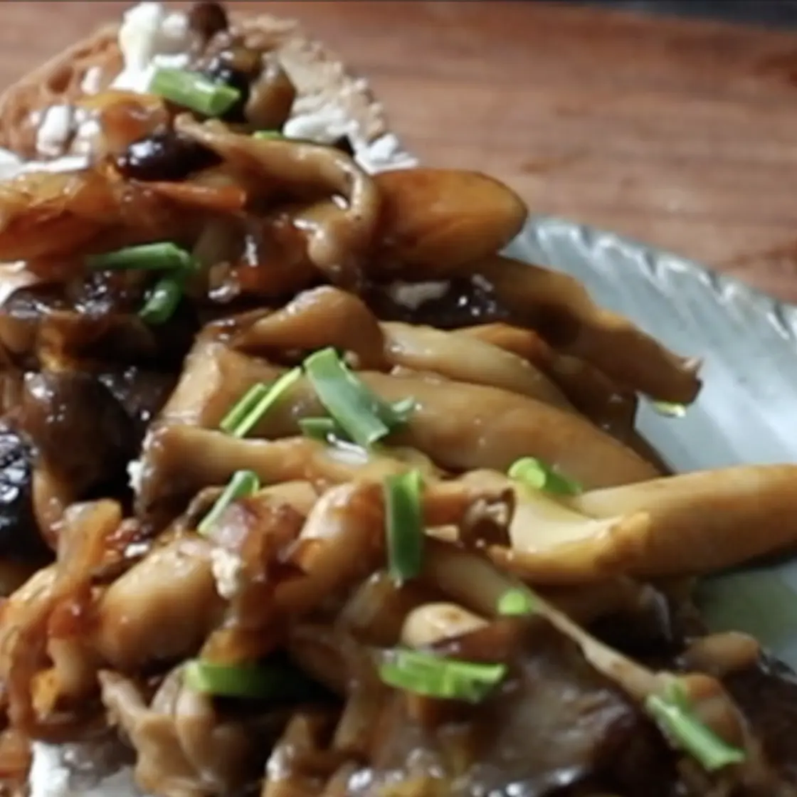Mushroom Ricotta Toast - The Korean Vegan