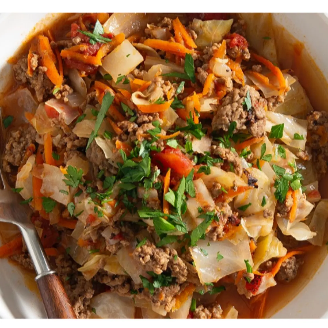 Remix: Slow Cooker Unstuffed Cabbage Rolls