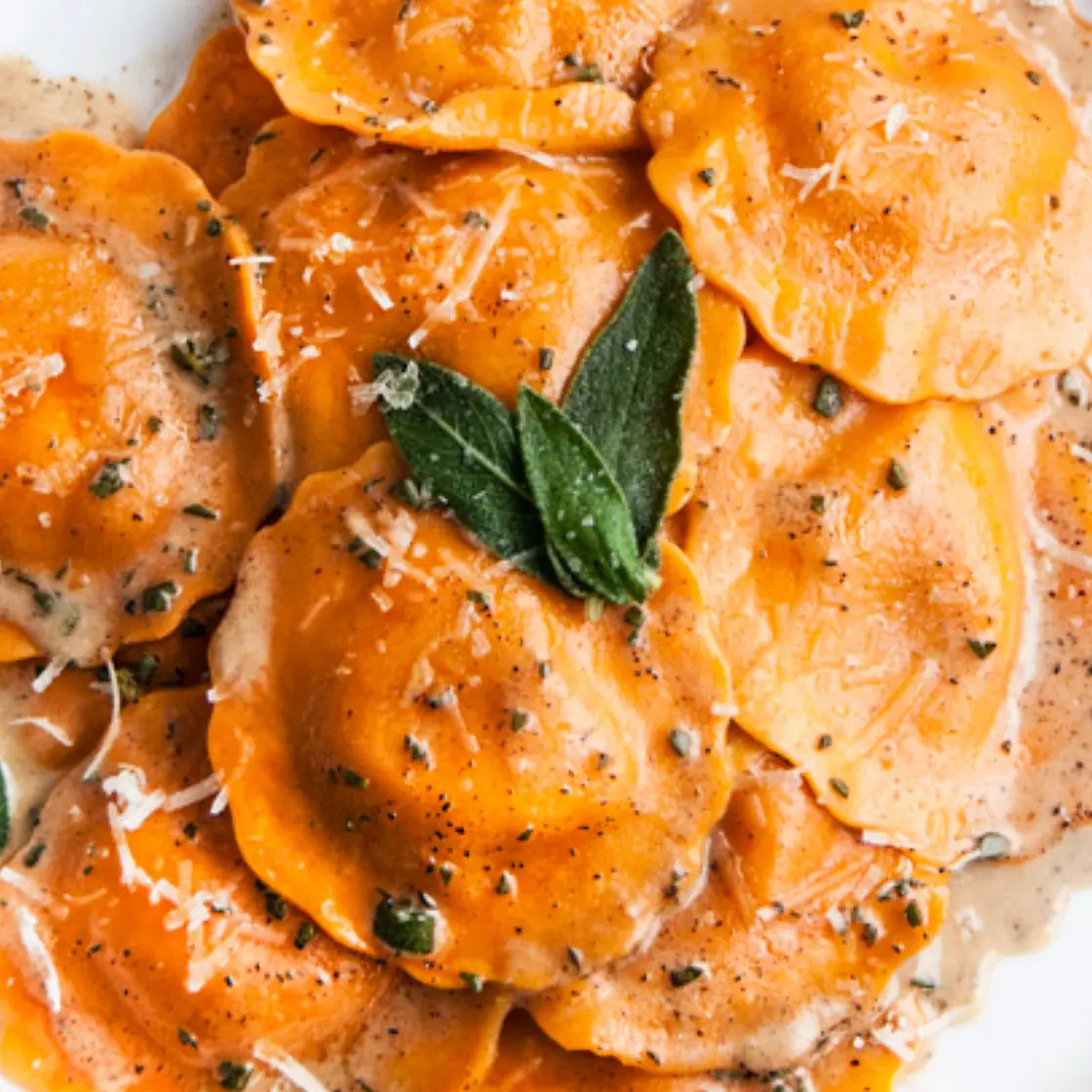Butternut Squash Ravioli with Sage Butter