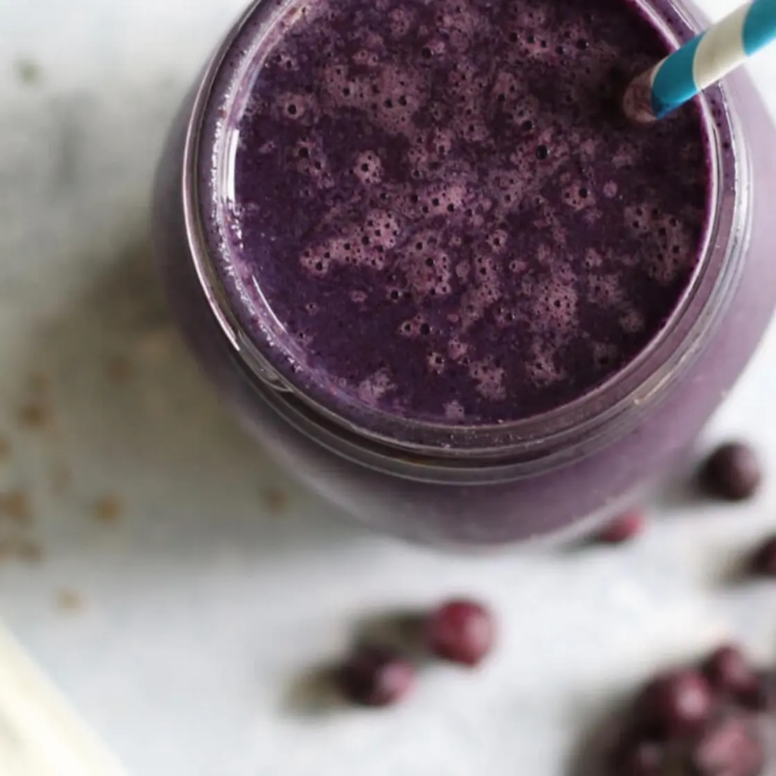 Blueberry Protein Smoothie 