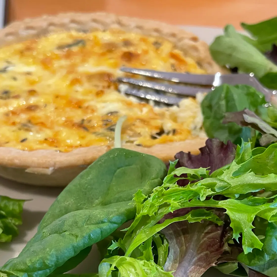 Quiche with Side Salad