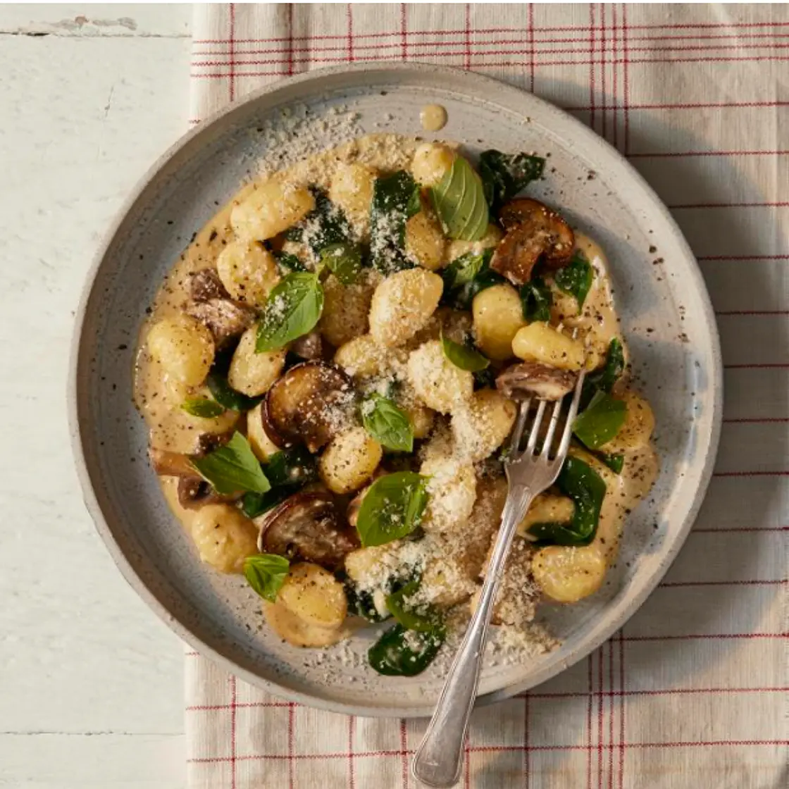 Creamy Garlic Mushroom Gnocchi