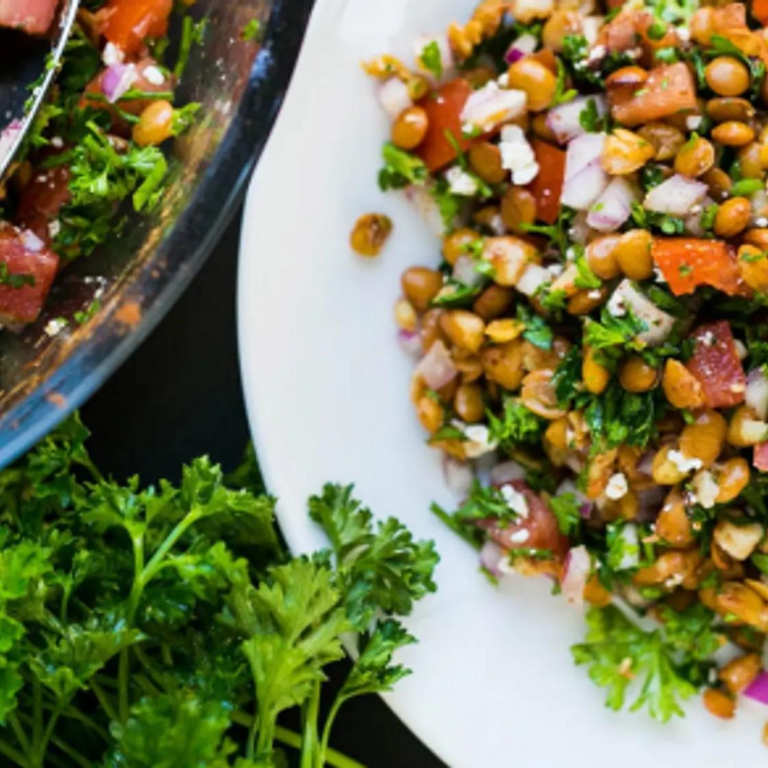 Lentil & Feta Tabbouleh