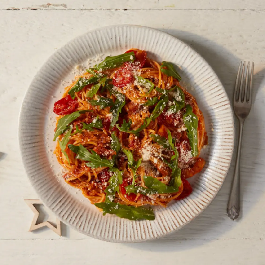 10-Min Bacon & Sun-Dried Tomato Pasta