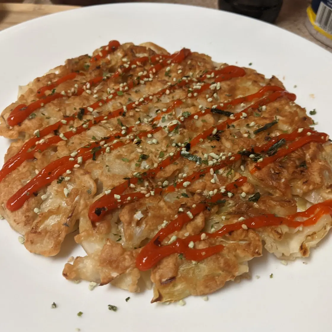 Okonomiyaki (Cabbage Pancake)