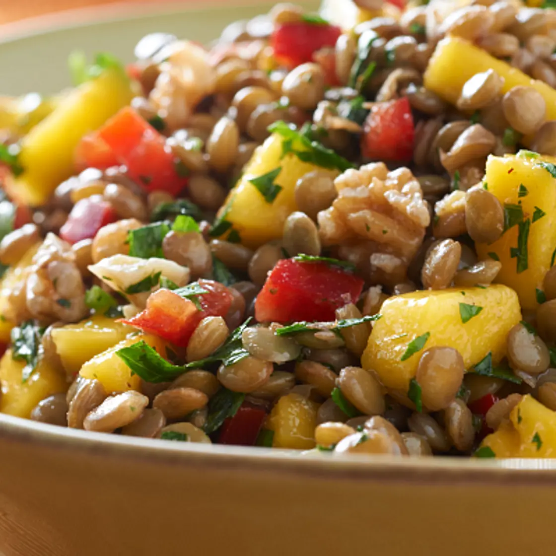 Lentil Mango Salad