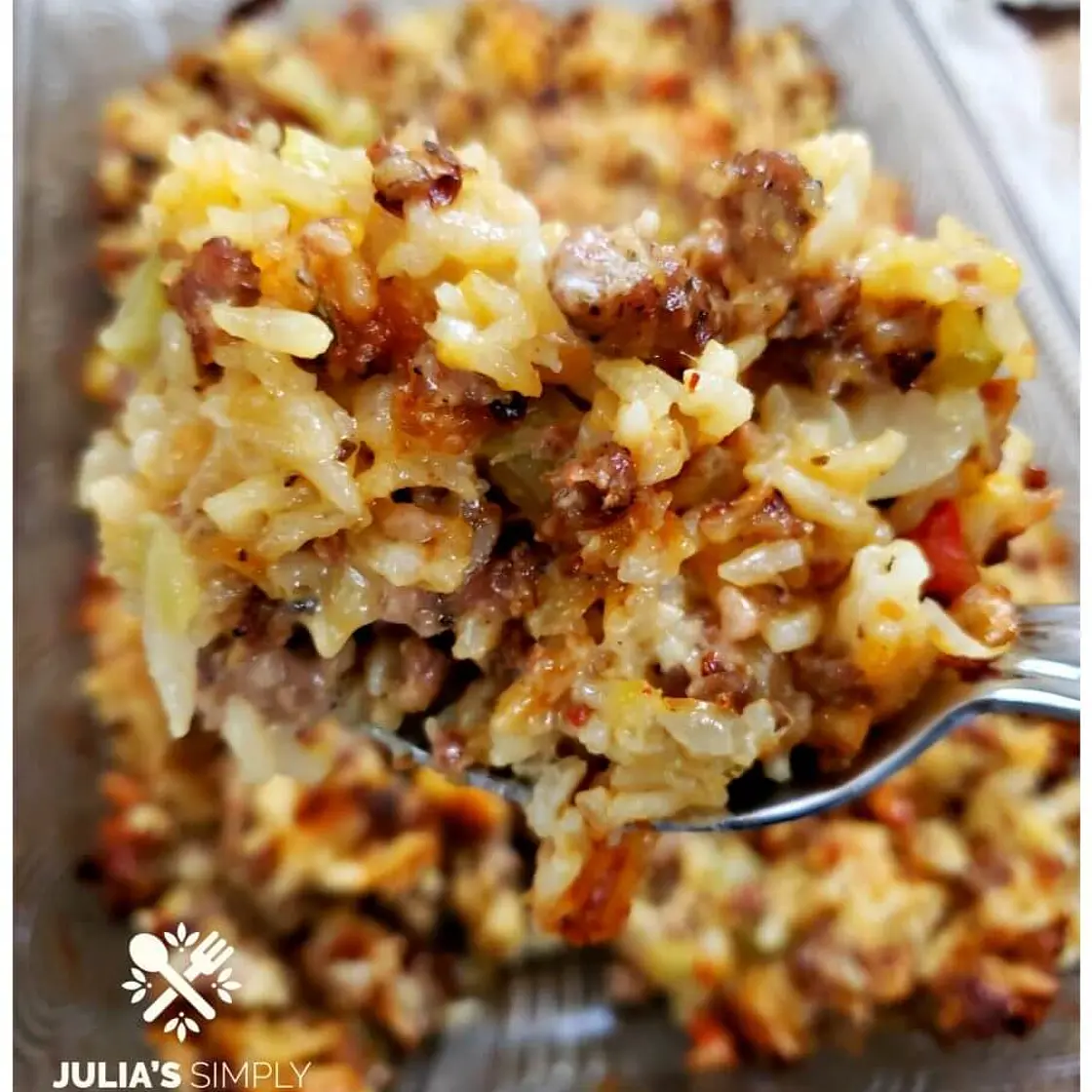 Sausage & Rice Casserole - Instant Pot