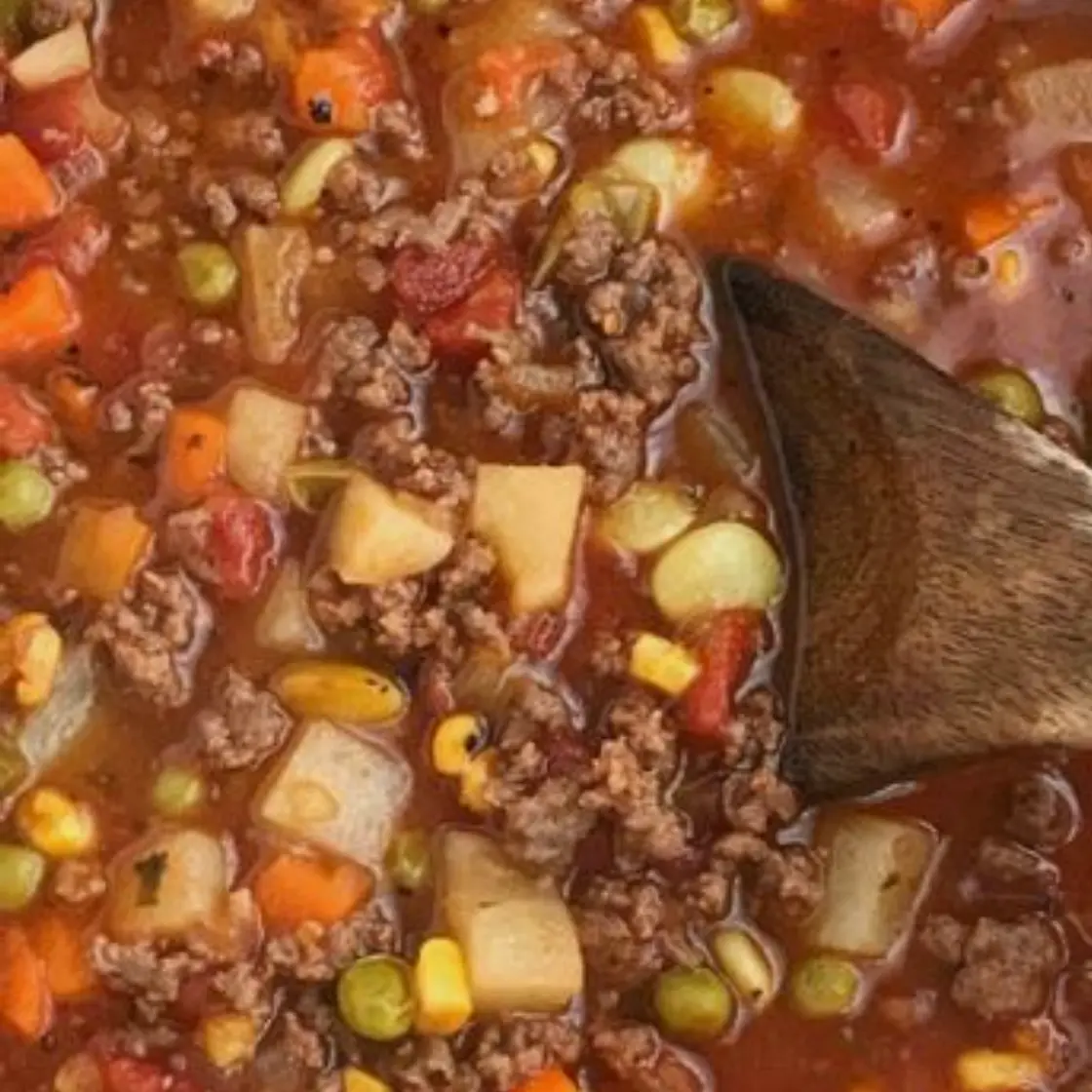 Hamburger Soup - Mom's Recipe