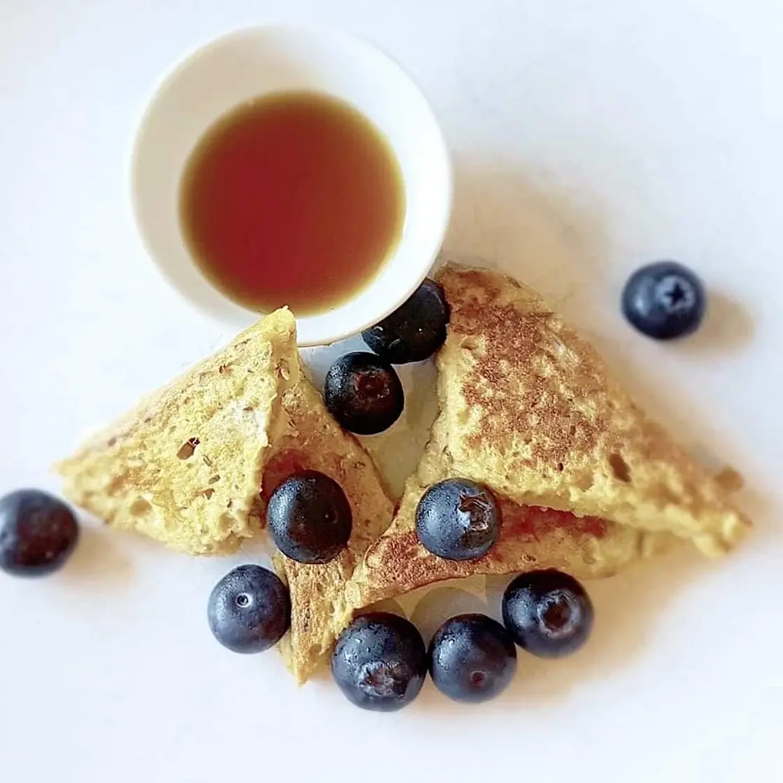 Maple French Toast with Blueberries