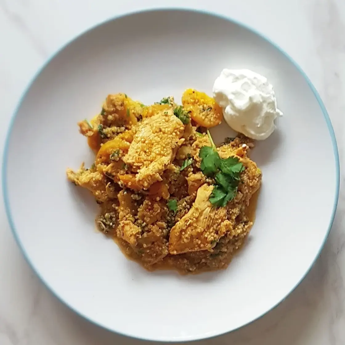Cajun Chicken and Quinoa Apricot Salad