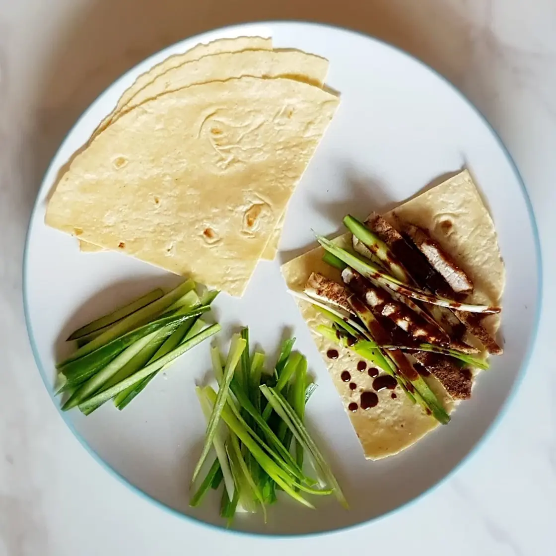 Crispy Turkey Chinese Wraps