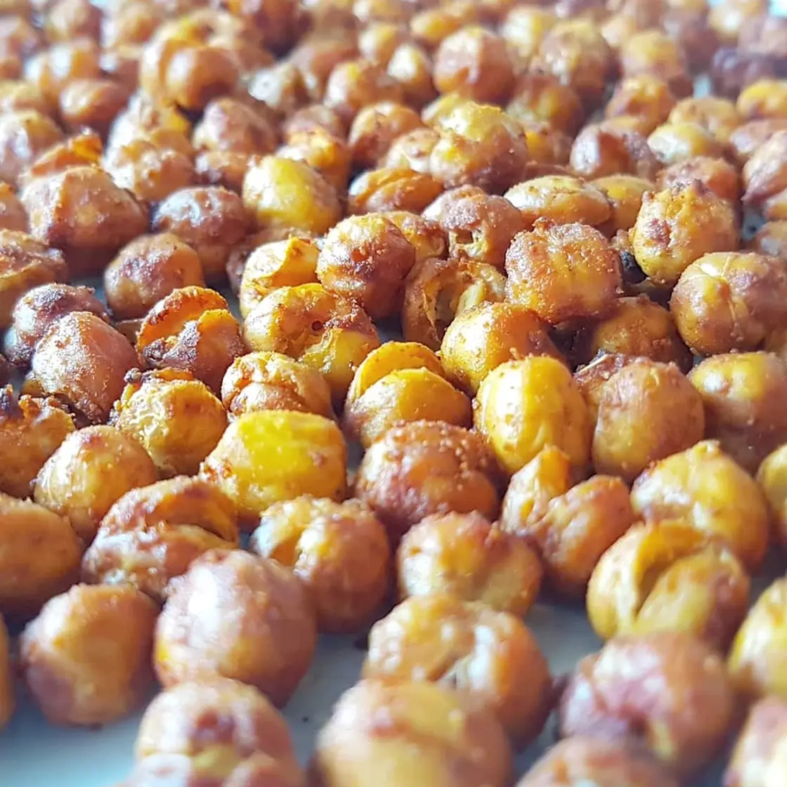 Spicy Roasted Chickpeas