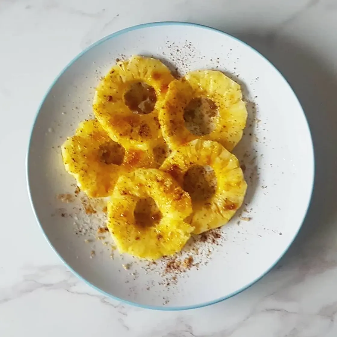 Pineapple with Muscovado Sugar and Allspice