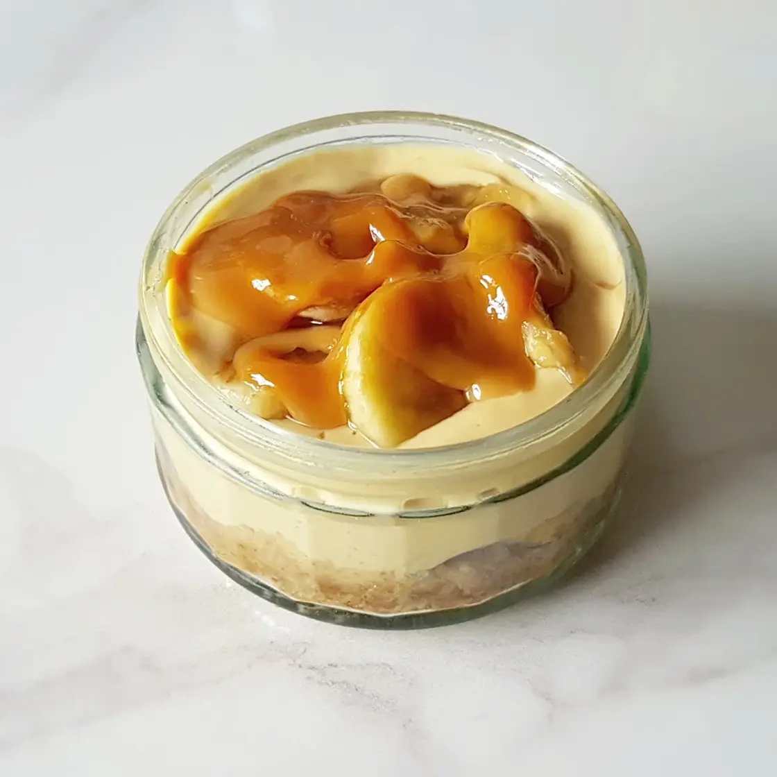 Low-fat Gluten-free Salted Caramel Banoffee Pies