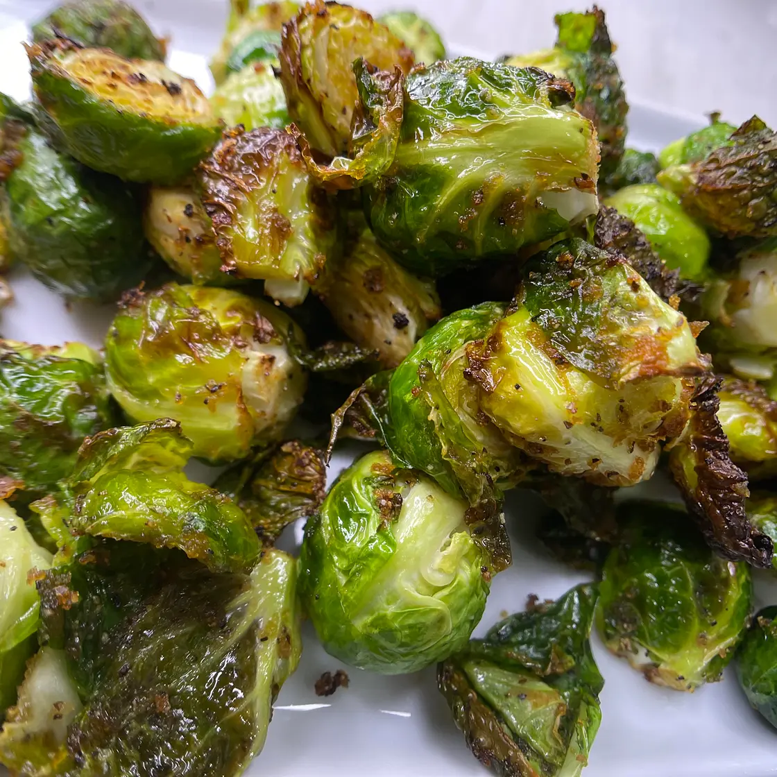 Air Fried Brussel Sprouts