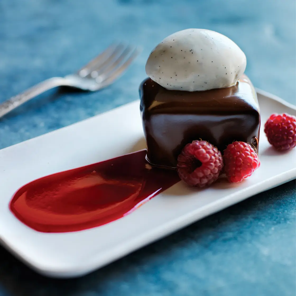 Bête Noire with Raspberry Sauce by Naomi Pomeroy